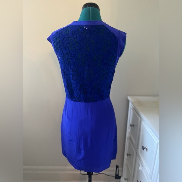 Wilfred 100% Silk Dress (Purple,  US 2) - Picture 2 of 3